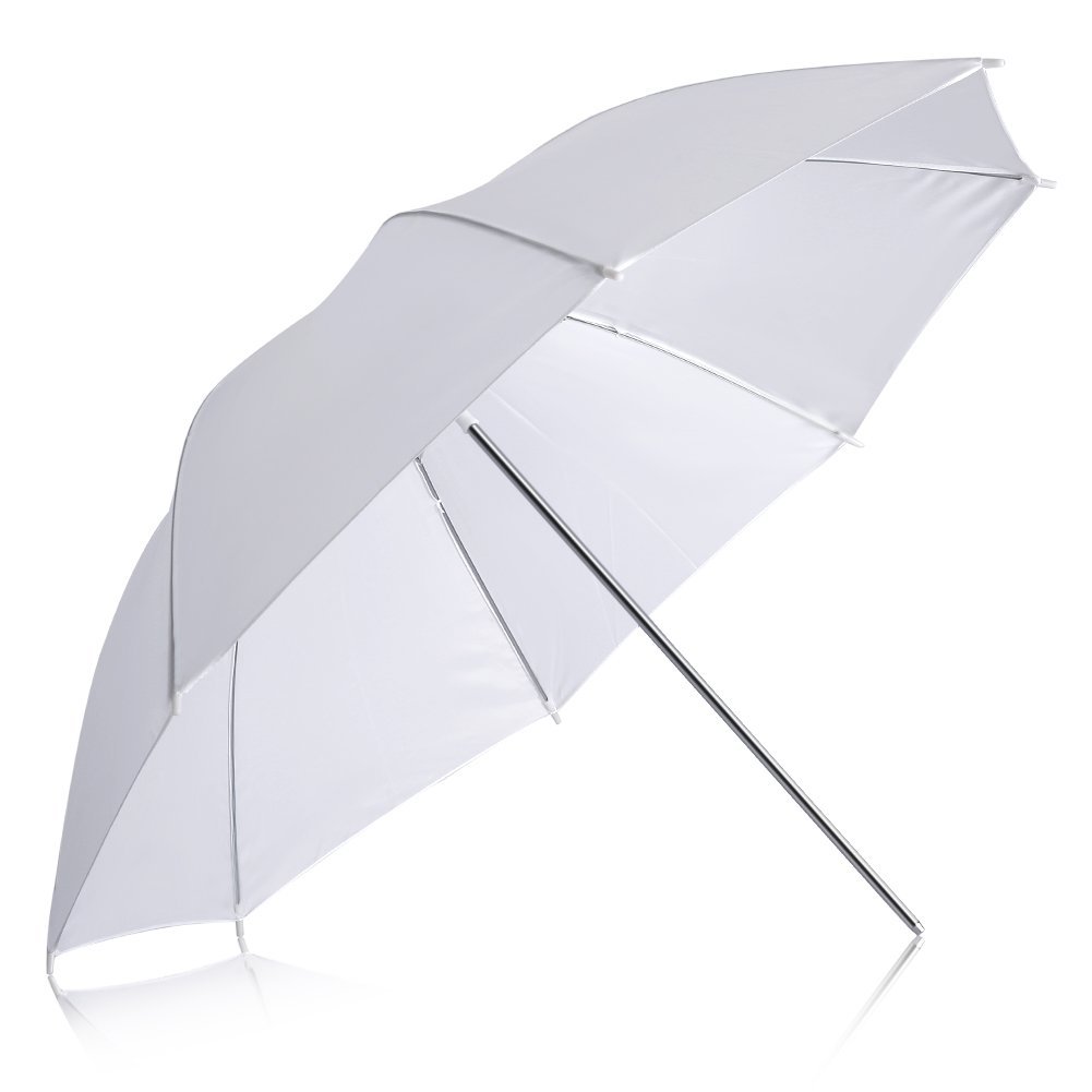 Photography Lighting Umbrella - ポータブル20インチホワイトソフト＆ライトトランスルーセント写真撮影用ソフトアンブレラディフューザーアンブレラ、スタジオフラッシュランプ照明用