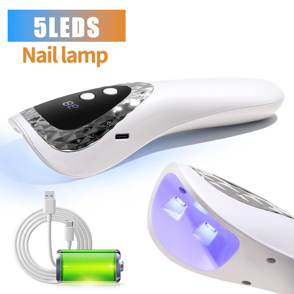 Photography Lighting Gel - ハンドヘルド UV LED ランプ爪乾燥ランプ充電式ミニマニキュアランプネイルドライヤージェルポリッシュマニキュアツール用