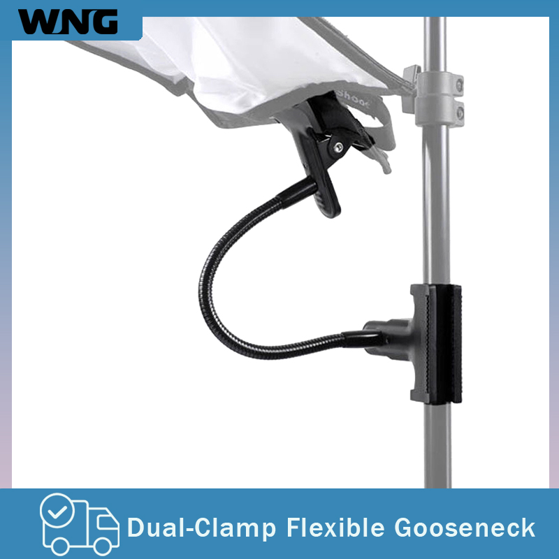 Reflector Arm Clamp - 写真スタジオ、カメラアクセサリー用の柔軟なアームを備えた背景サポートクランプ