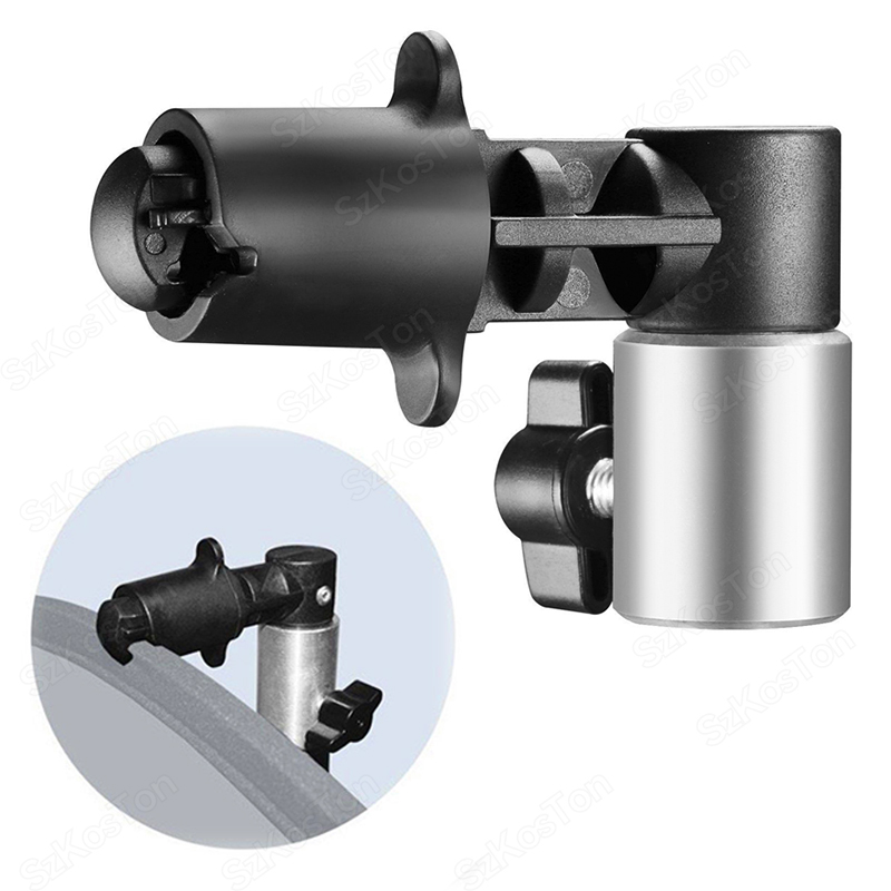 Reflector Arm Clamp - 写真撮影リフレクターホルダークリップリフレクター Fotografia スプリングクランプ写真ソフトボックスブラケットビデオ写真ライトスタンド