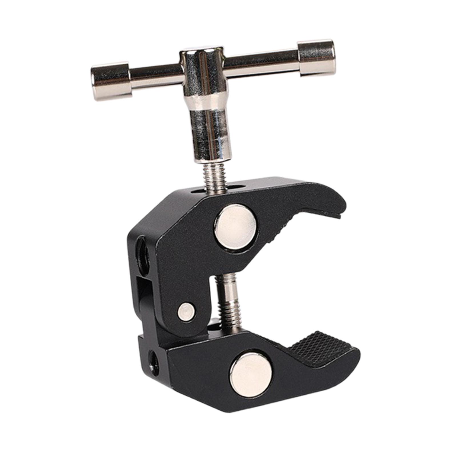 Reflector Arm Clamp - カメラクランプスタビライザー、滑り止めカメラアームクランププライヤー、カメラリグ用クリップ、写真撮影用リフレクターチューブ、クロスバー、DSLRカメラ用