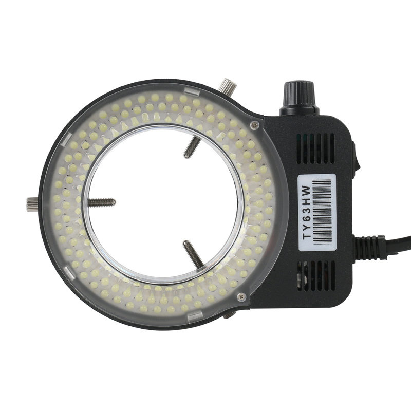 Photography Lighting Circle - 調整可能な 144 LED リングライト照明ランプ産業用ステレオ三眼顕微鏡ビデオカメラレンズ拡大鏡 110V 220V