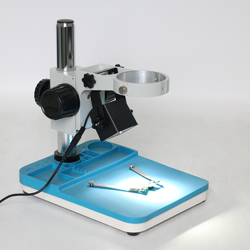Photography Lighting Circle - 調整可能な照明付きの調整可能な強度ランプ,産業用ステレオ顕微鏡用USB HDMI付きLEDライトリング,61 LED, 6000k-7000k,照明付きライトリング,110v-220v