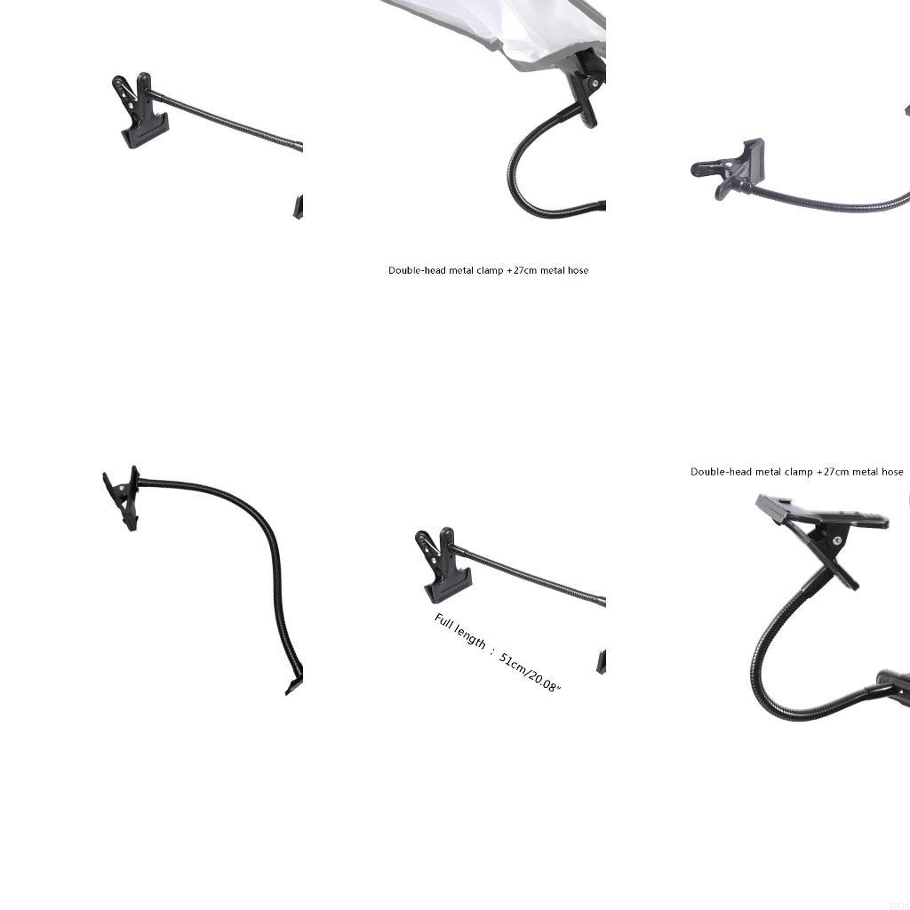 Reflector Arm Clamp - 193A デュアル強力クランプ フレキシブル メタル アームで接続 フレキシブル
