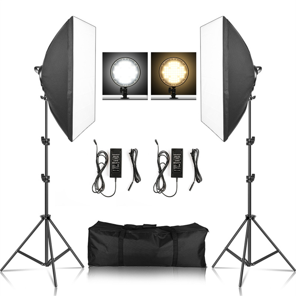 Photography Lighting Diffuser - ソフトボックスライトテント写真撮影キット写真2メートルtripiodソフトボックスディスクライトled 45ワット写真スタジオ照明撮影ランプビデオ