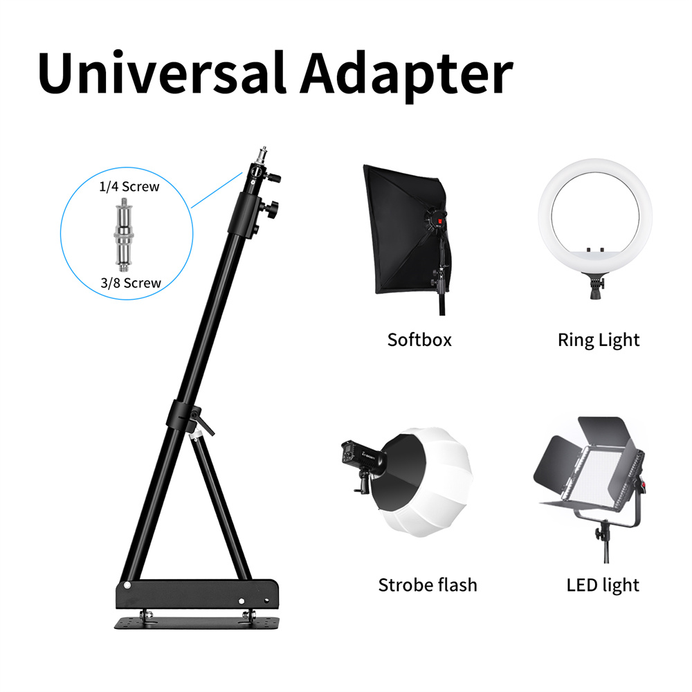 写真撮影用三角アーム付きストロボライト,壁掛け,ソフトボック - Photography Lighting Umbrella のレビューと価格