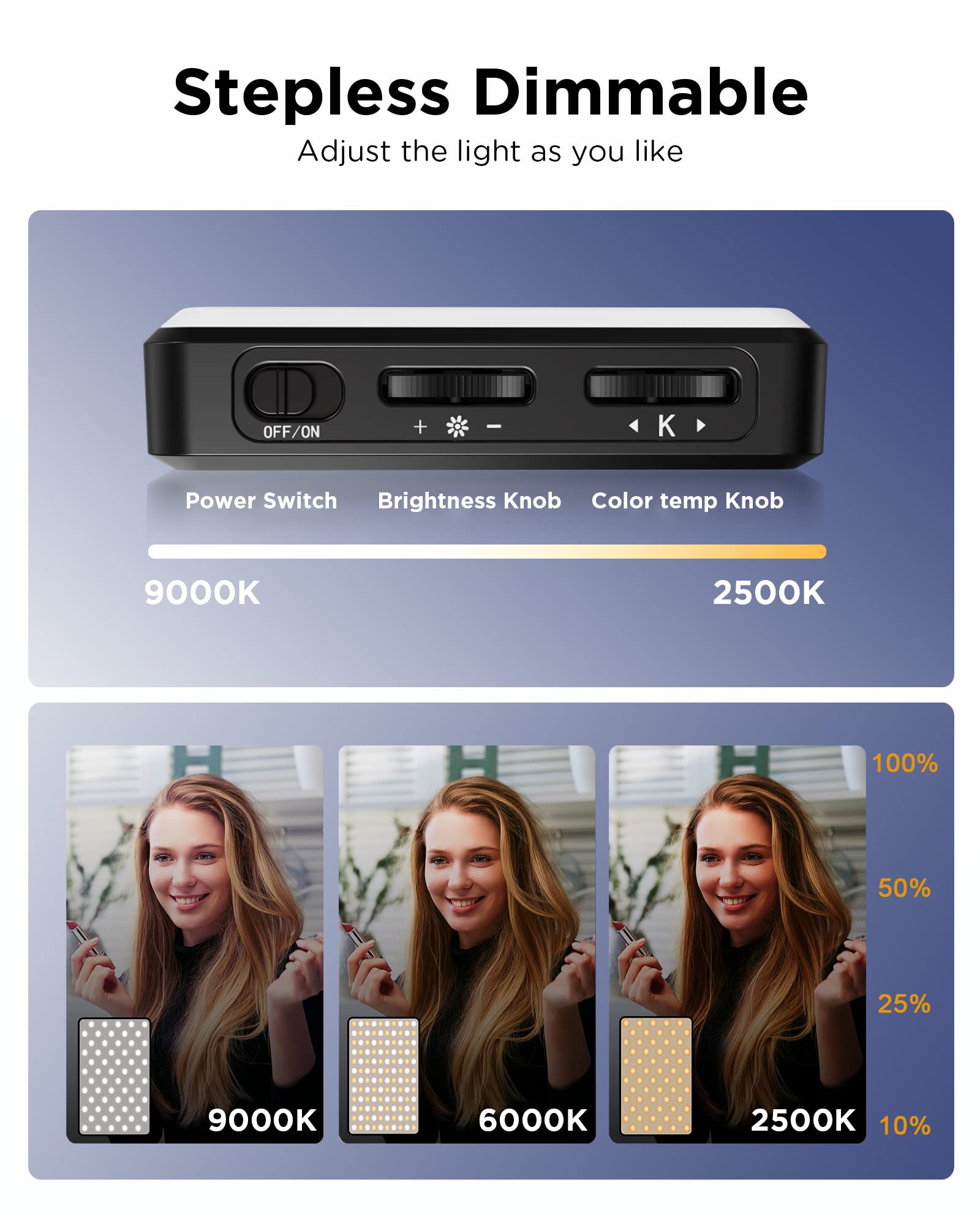 LED Selfie ライト 3000Mah 120 LED - Photography Lighting Circle のレビューと価格