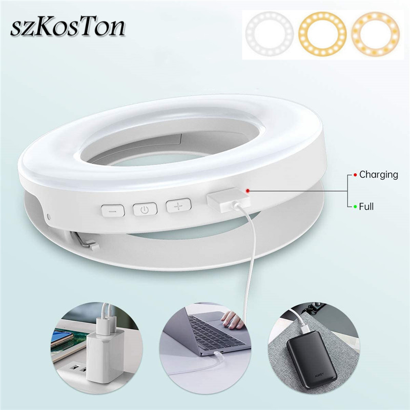 ポータブル LED クリップリングライト 40 LED Se - Photography Lighting Circle のレビューと価格