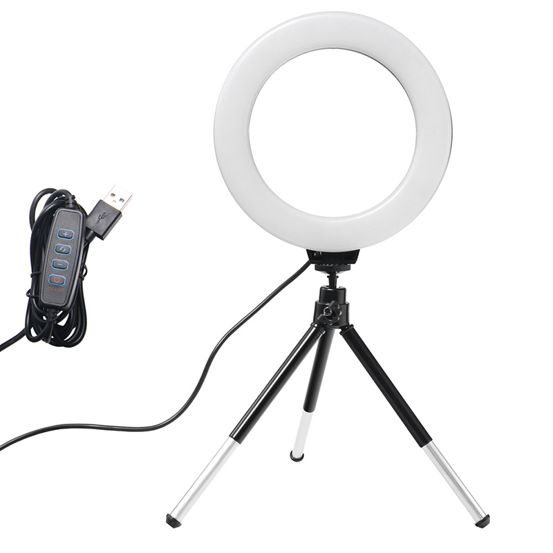 6 インチリングライト三脚付き Led 高輝度リングランプラ - Photography Lighting Circle のレビューと価格