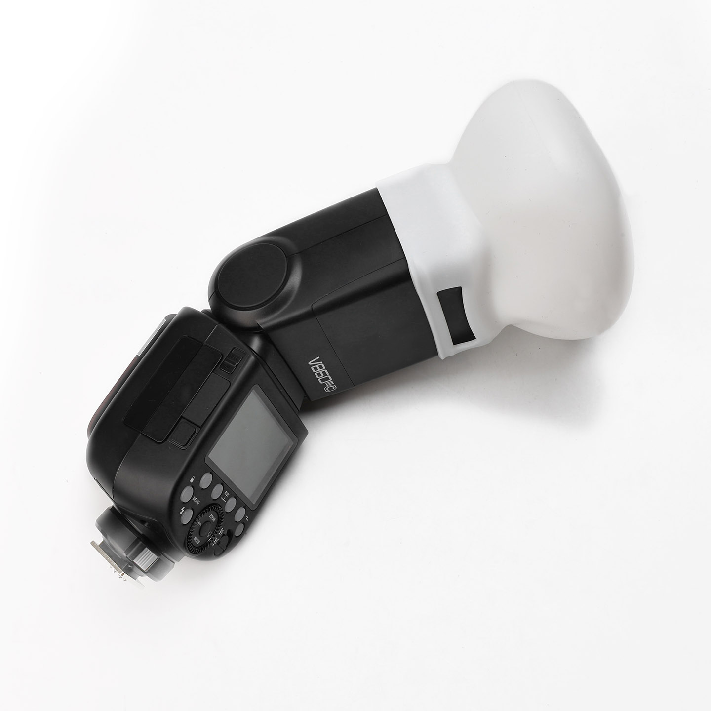 ポータブルシリコンフラッシュディフューザー ソフトライトボー - Godox Speedlite Flash のレビューと価格
