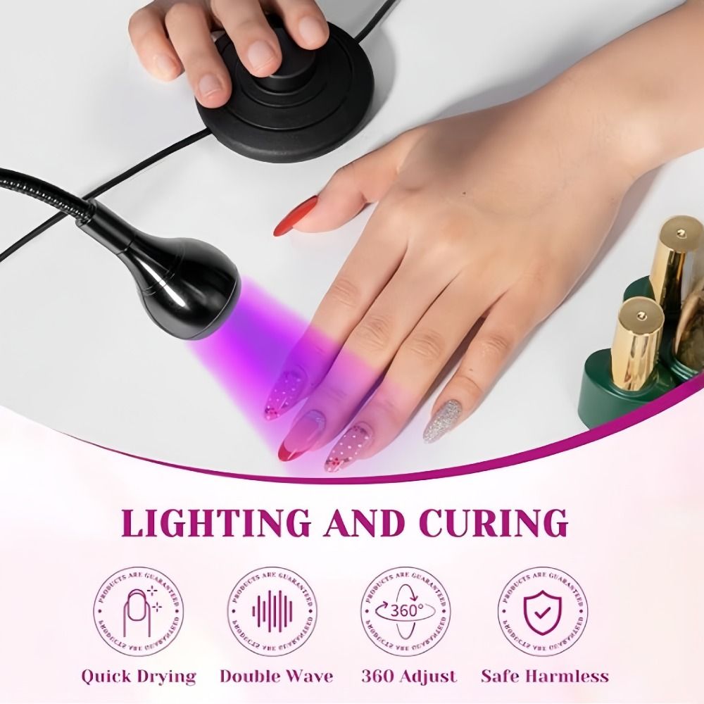 5W/3W UV LEDネイルランプ フットペダルスイッチ付 - Photography Lighting Gel のレビューと価格