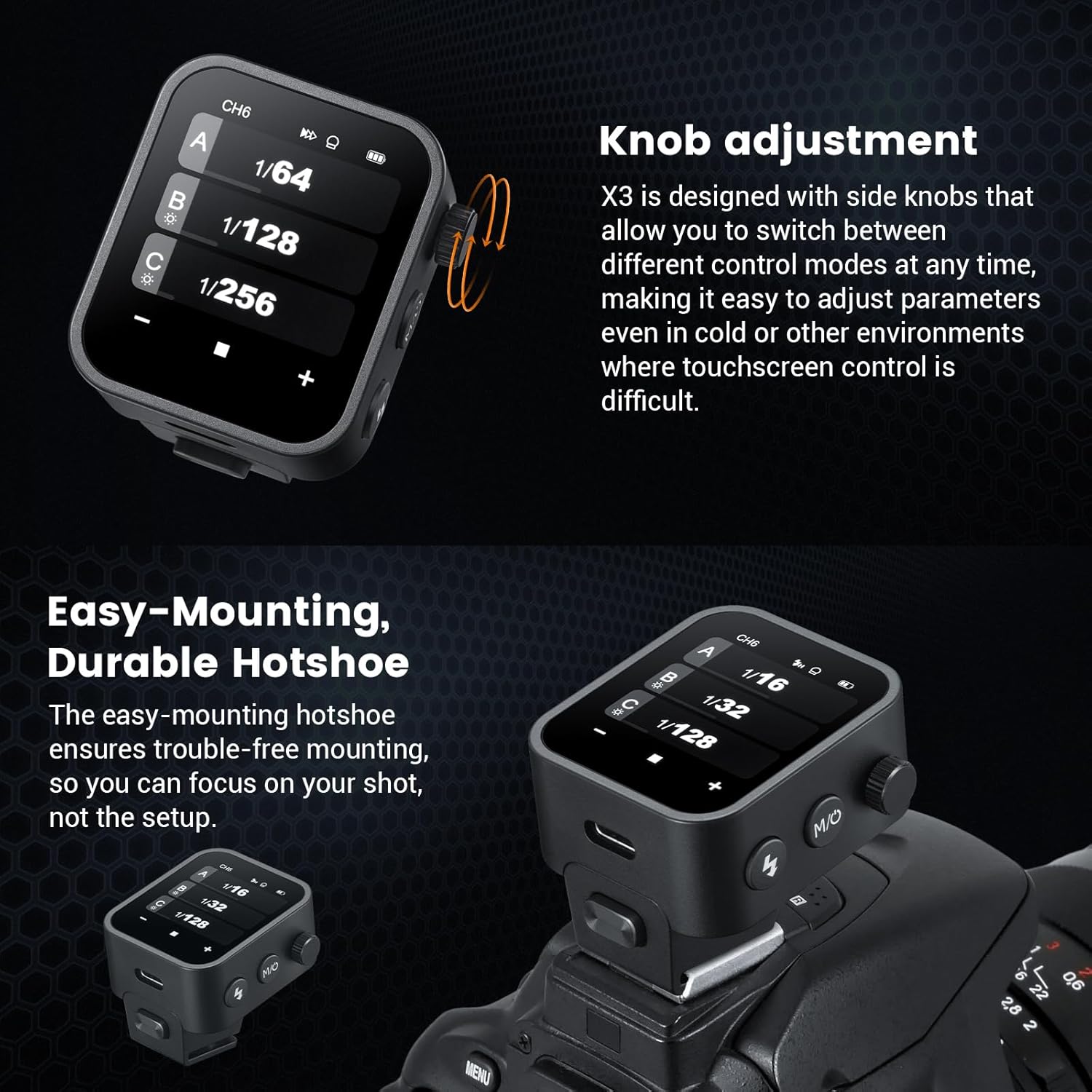 Godox X3C X3N X3S X3F X3O TTLワ - Godox Speedlite Flash のレビューと価格