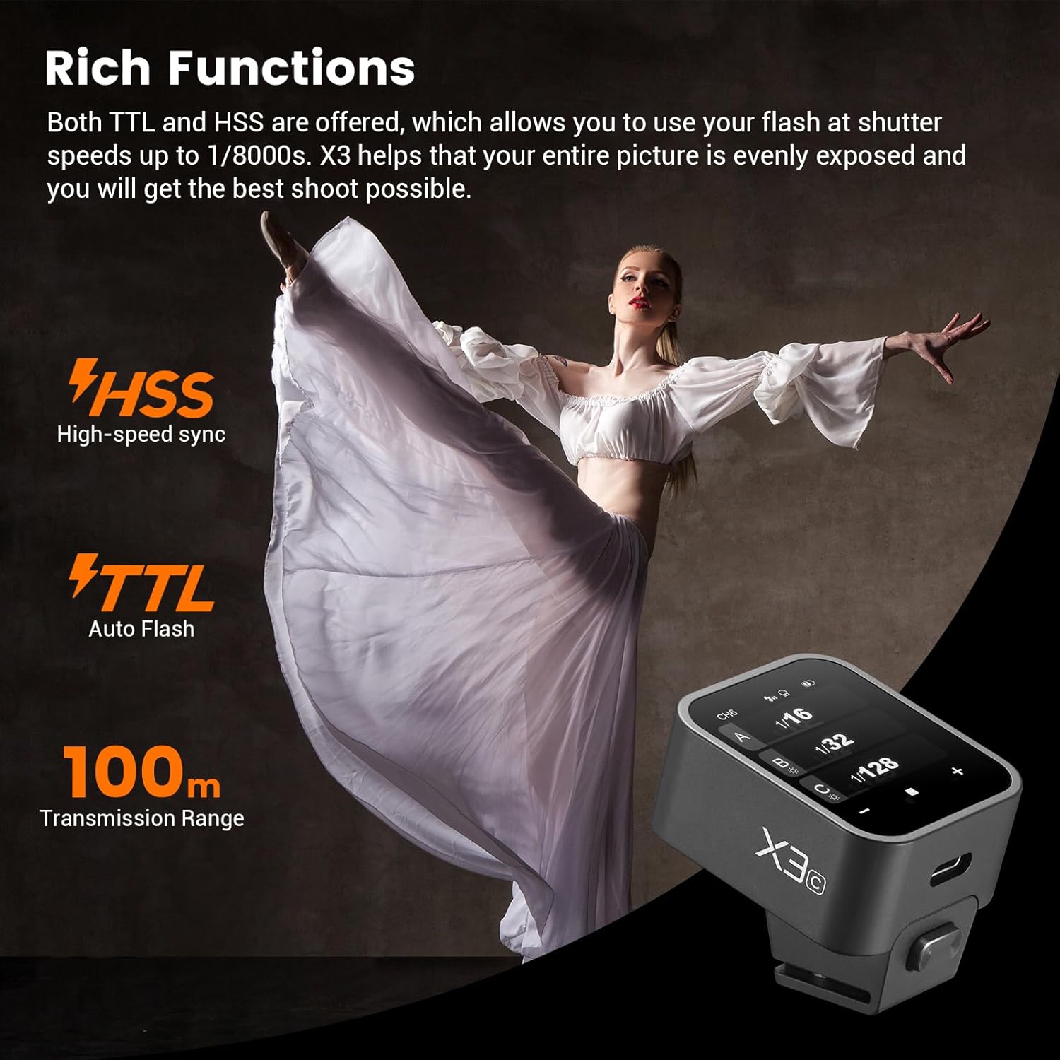 Godox X3C X3N X3S X3F X3O TTLワ - Godox Speedlite Flash のレビューと価格