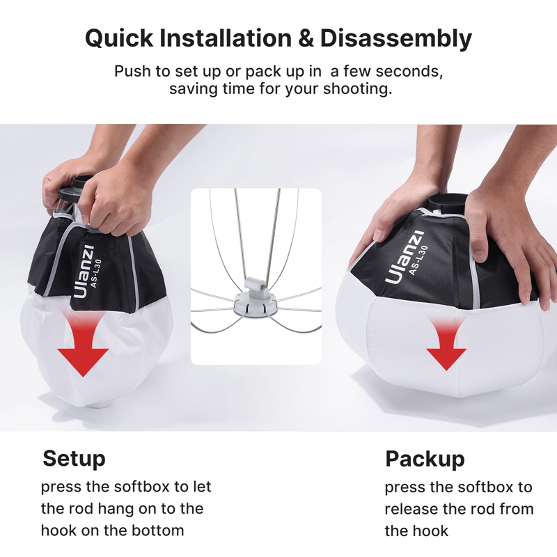 Ulanziクイックリリースボールディフューザー、ミニボウマ - Photography Lighting Diffuser のレビューと価格
