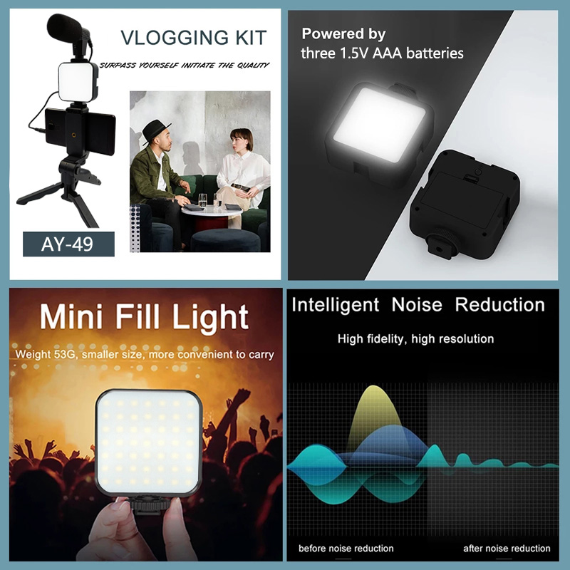 携帯電話ホルダー,写真照明,スマートフォン,ビデオキット,自 - Photography Lighting Kit Portable のレビューと価格