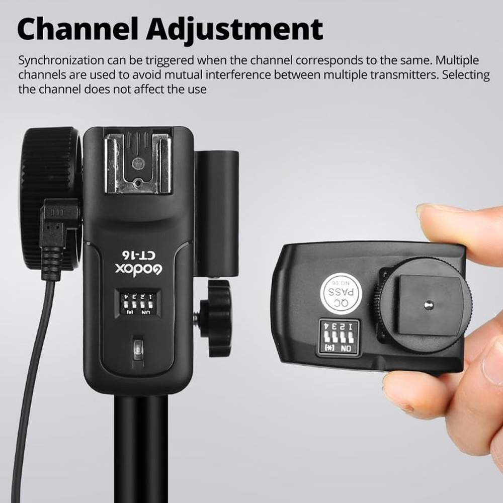 Godox CT-16 16チャンネルワイヤレスラジオフラッ - Godox Speedlite Flash のレビューと価格