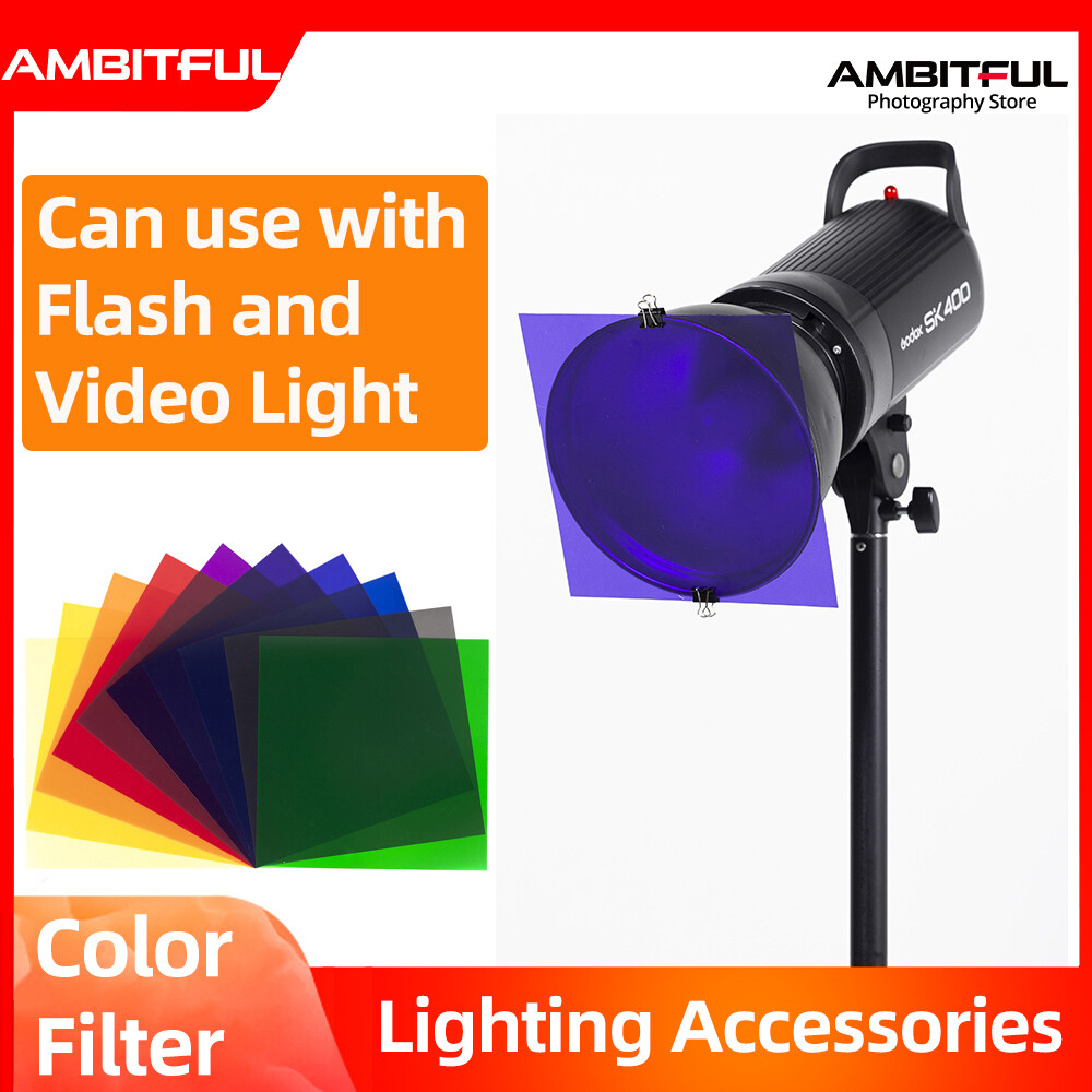 スタジオライトカラーフィルター 30*30cm 写真撮影用  - Photography Lighting Gel のレビューと価格