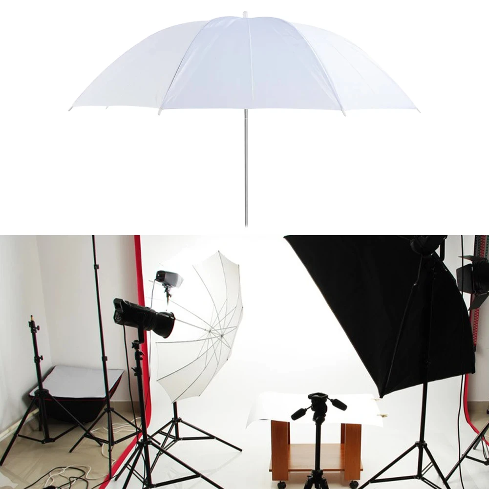 20 インチフォトスタジオ照明フラッシュ半透明白撮影昼光リフ - Photography Lighting Umbrella のレビューと価格