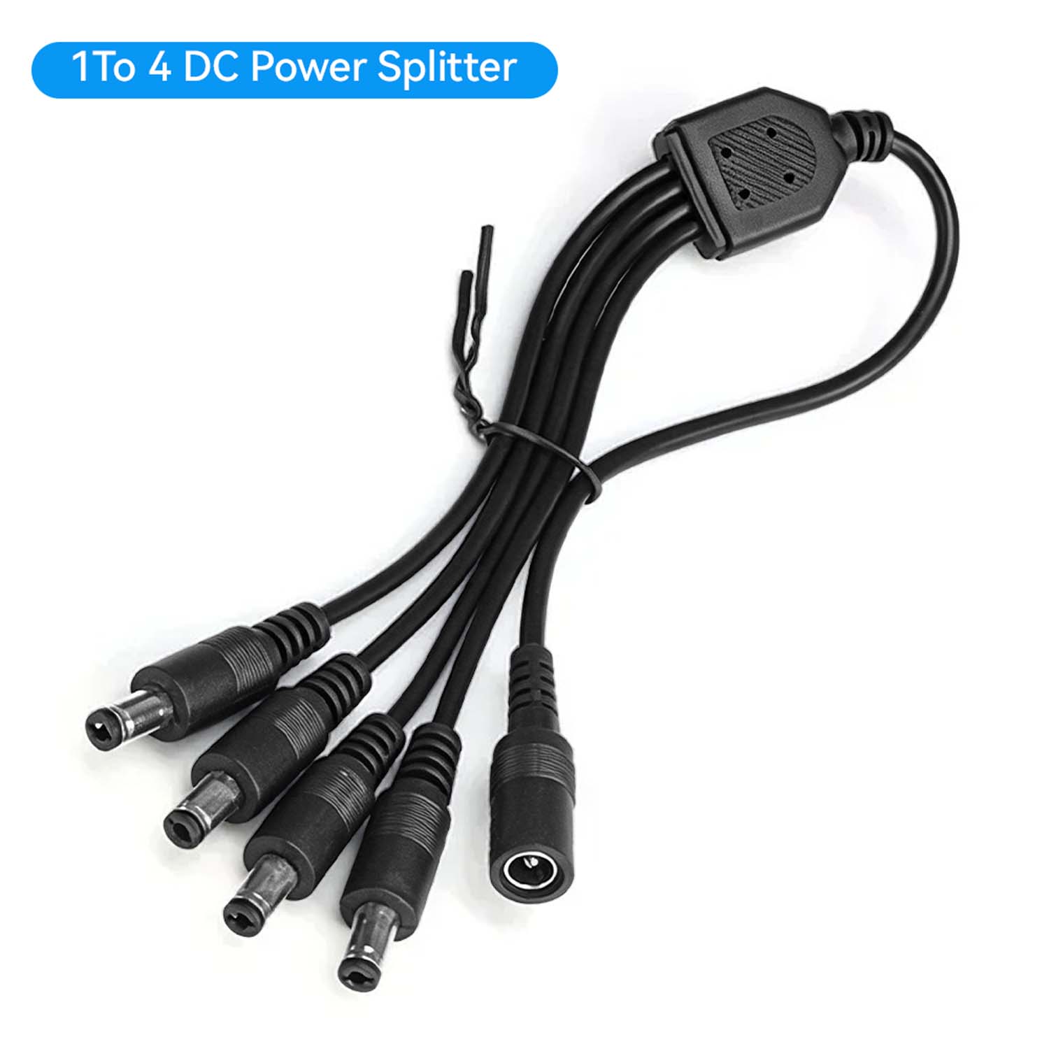 5.5x2.1mm 1～3/4/5ウェイDC電源アダプターケ - Photography Led Lighting Kit のレビューと価格