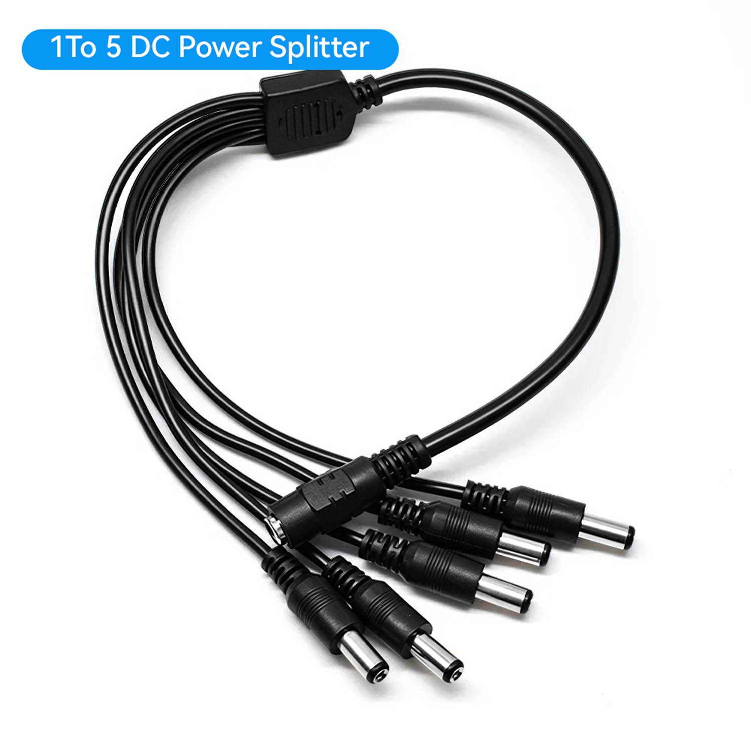 5.5x2.1mm 1～3/4/5ウェイDC電源アダプターケ - Photography Led Lighting Kit のレビューと価格