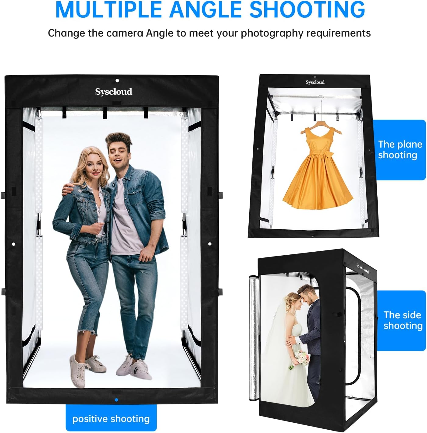 調光可能なLEDフォトスタジオライトテント、47x39x78 - Photography Led Lighting Kit のレビューと価格