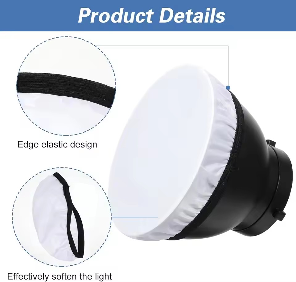 1/3/5/10 個 7 インチ写真撮影ライトソフトディフュ - Photography Lighting Diffuser のレビューと価格