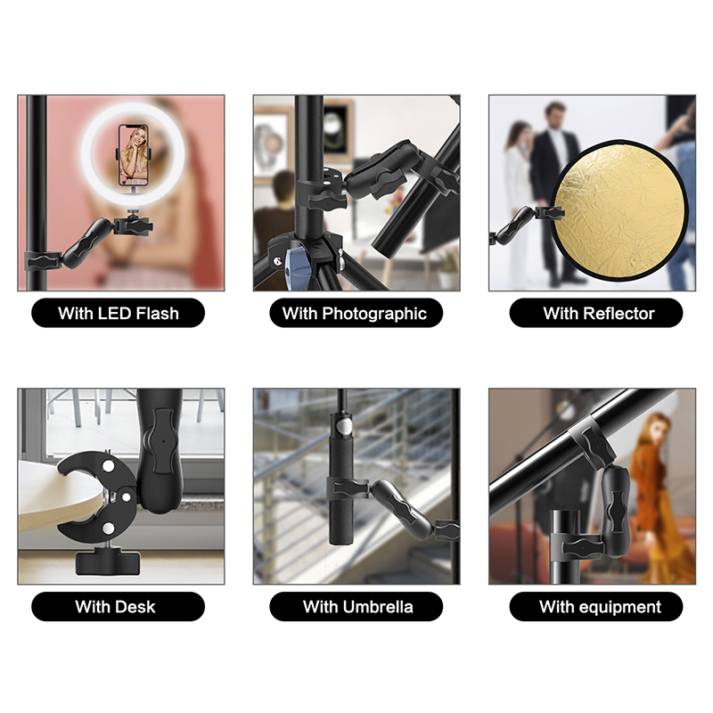 ダブルスーパークランプカメラマウントマジックソケットアームブ - Reflector Arm Clamp のレビューと価格